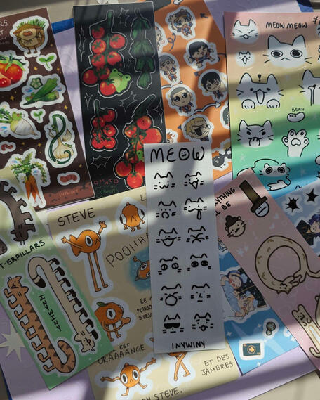 Sticker sheets