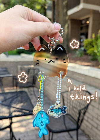 meow charm holder