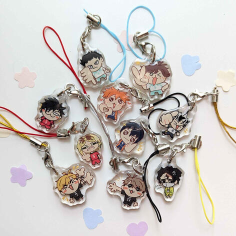 haikyuu!! charms