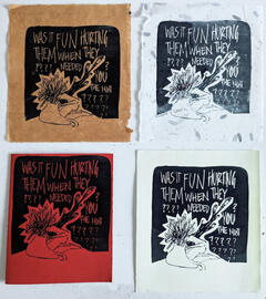 screenprint variations